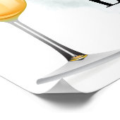 Blasen und Brauen Begrüßungszeichen Poster (Ecke)