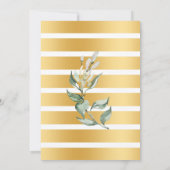 Blasen und Bräune bevor ich Grünen Gold Einladung (Rückseite)