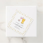 Blasen und Brautpaare Dusche Danke Geschenkanhänger (Beispiel)