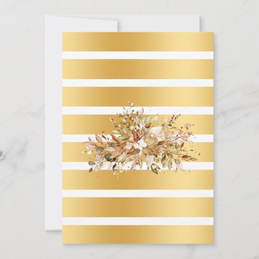 Blasen und Brötchen Fall Kaffee Brautparty Einladung (Rückseite)