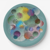 Blasen unter Glas Pappteller (Vorderseite)