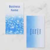 Blasen-Visitenkarte Visitenkarte (Vorne/Hinten)