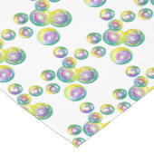 Blasen von Iridescent Rainbow Soap Bubbles Kurzer Tischläufer (Ecke)