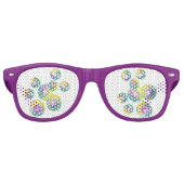 Blasen von Iridescent Rainbow Soap Bubbles Partybrille (Vorderseite)