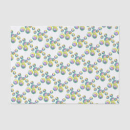 Blasen von Iridescent Rainbow Soap Bubbles Seidenpapier