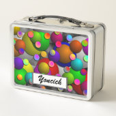 Blasen von Kenneth Yoncich Metall Lunch Box (Rückseite)