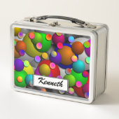Blasen von Kenneth Yoncich Metall Lunch Box (Vorderseite)