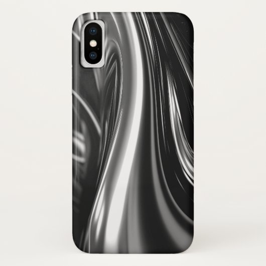 Blasen von Silbermetall Case-Mate iPhone Hülle (Rückseite)