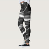 Blasen von Silbermetall Leggings (Links)