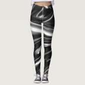 Blasen von Silbermetall Leggings (Vorderseite)