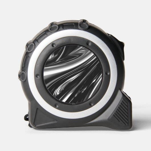 Blasen von Silbermetall Maßband (Vorderseite)