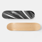 Blasen von Silbermetall Skateboard (Horizontal)