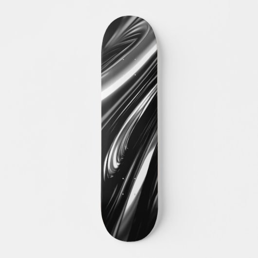 Blasen von Silbermetall Skateboard (Vorne)