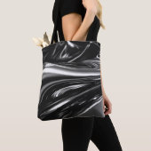 Blasen von Silbermetall Tasche (Von Nahem)