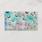 Blasen-Waschanlage-Visitenkarte-Schablone Visitenkarte (Rückseite)