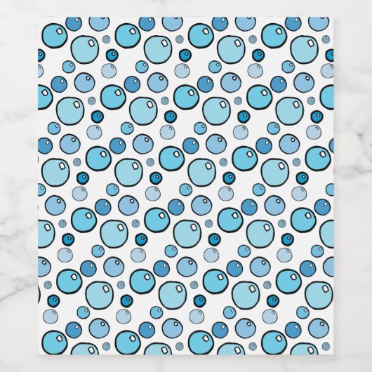 Blasen Weinetikett (Einzelnes Label)