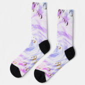 Blasen Wirbel Socken (Linkes Detail)