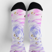 Blasen Wirbel Socken (Oben)
