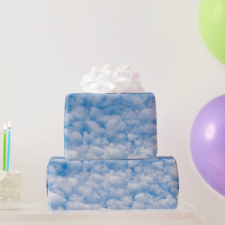 Blasen Wolken in Blue Sky Nature Foto Mammatus Geschenkpapier