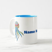 Blasen Zweifarbige Tasse (Vorderseite Links)