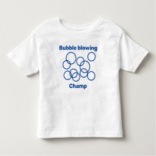 Blasenblasen, niedlich, Blasenkammer Kleinkind T-shirt
