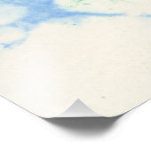 Blasendruck für Wasserfarben Fotodruck (Ecke)