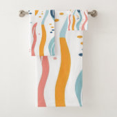 Blasendurchfluss Badhandtuch Set (Insitu)