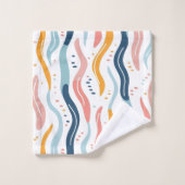 Blasendurchfluss Badhandtuch Set (Waschlappen)