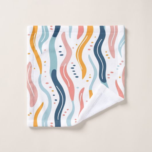 Blasendurchfluss Badhandtuch Set (Waschlappen)