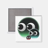 Blasenfamilie Magnet (Vorderseite/Rückseite)