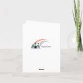 Blasenkarzinom mit Flügeln Karte (Rückseite)