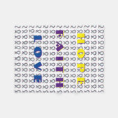 Blasenkrebs-Bewusstseinsband-Fleece-Decken Fleecedecke (Vorderseite (Horizontal))