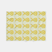 Blasenkrebs-Bewusstseinsband Kunstweiche Decken (Vorderseite (Horizontal))