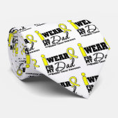 Blasenkrebs, den ich für meinen Vater trage, Krawatte (Gerollt)