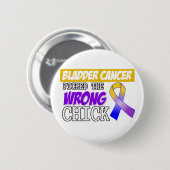 Blasenkrebs hat den falschen Schwanz gefunden Button (Vorne & Hinten)