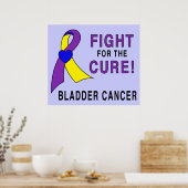 Blasenkrebs: Kampf um die Heilung! Poster (Küche)