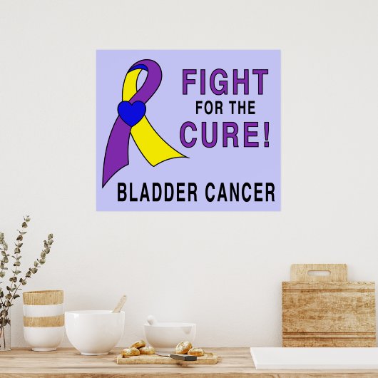 Blasenkrebs: Kampf um die Heilung! Poster (Küche)