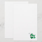 Blasenkrokodil Briefpapier (Vorne/Hinten)