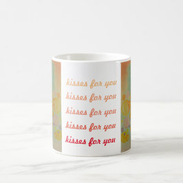 Blasenküsse. Kisses für dich Kaffeetasse