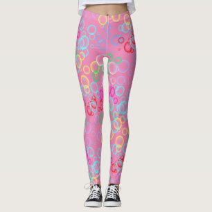 Blasenmuster 02.b Pink BG Leggings