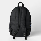 Blasenmuster Bedruckter Rucksack (Rückseite)