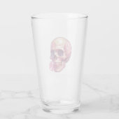 Blasenproblem-Schädel � Lustiger Gummi-Skelett Glas (Rückseite)