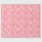 Blasenstrom, Korallenrosa Geschenkpapier (Flach)