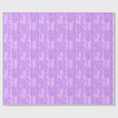 Blasenstrom, Lavendelfarben Geschenkpapier (Flach)