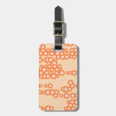 Blasenstrom, Pfirsich Gepäckanhänger (Vorderseite vertikal)