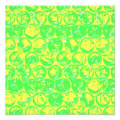 Blasenverpackung für grünen und gelben Pop Fotodruck (Vorne)