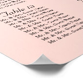 Bläser und Gold-Design - 16 Sitzkarten Poster (Ecke)