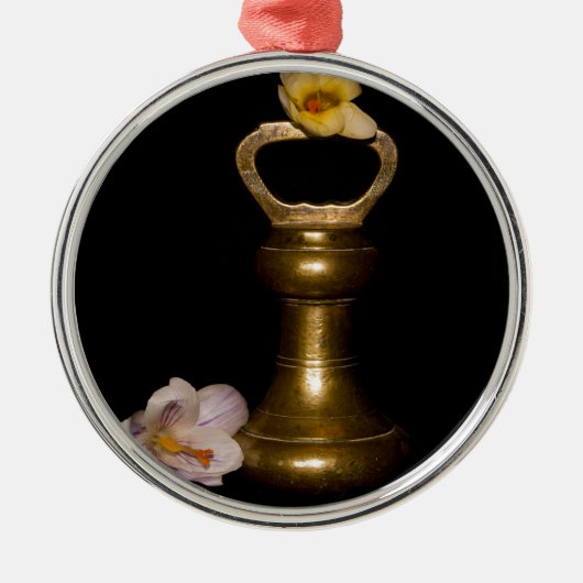 Bläserattraktion Silbernes Ornament (Vorne)