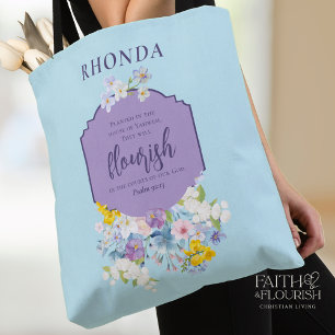 Bläserbibel Verse Blau Personalisiert Tasche