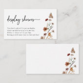 Bläserbildschirmduschkarte Begleitkarte (Vorne/Hinten)